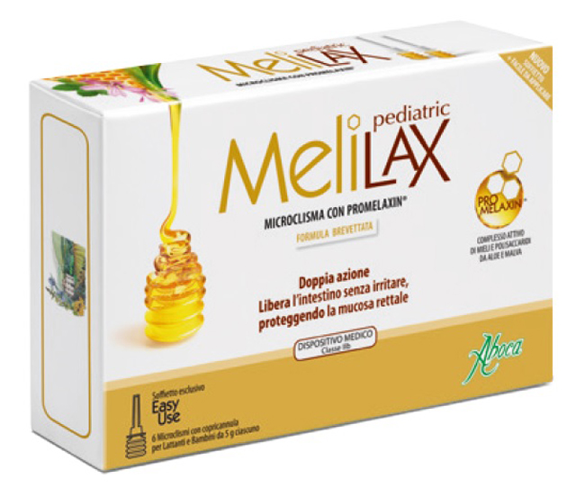 MELILAX PEDIATRIC MICROCLISMI 6 PEZZI 5 G - farmaciaverde.it