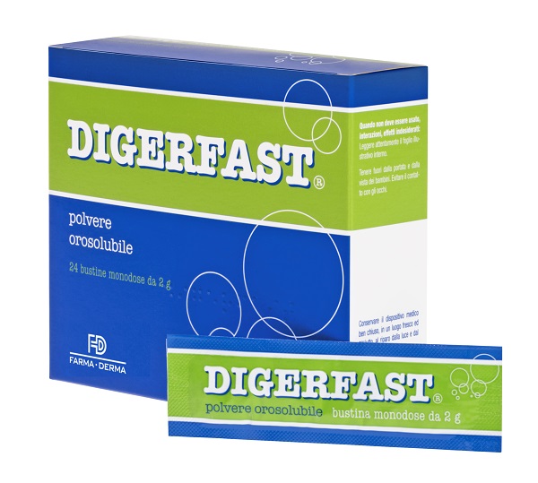 DIGERFAST POLVERE 24 BUSTINE MONODOSE 2 G - farmaciaverde.it