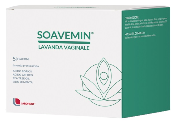 SOAVEMIN LAVANDA VAGINALE 5 FLACONI 100 ML - farmaciaverde.it