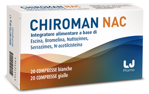CHIROMAN NAC 20 COMPRESSE BIANCHE + 20 COMPRESSE GIALLE - farmaciaverde.it