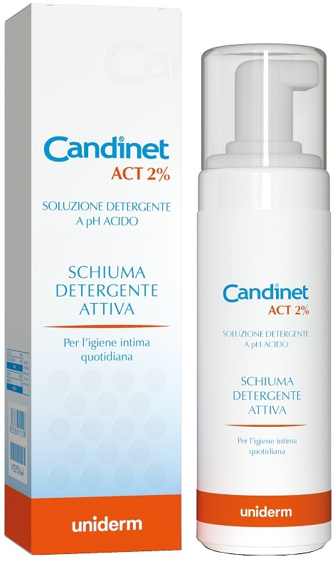 CANDINET ACT 2% SCHIUMA DETERGENTE ATTIVA 150 ML - farmaciaverde.it