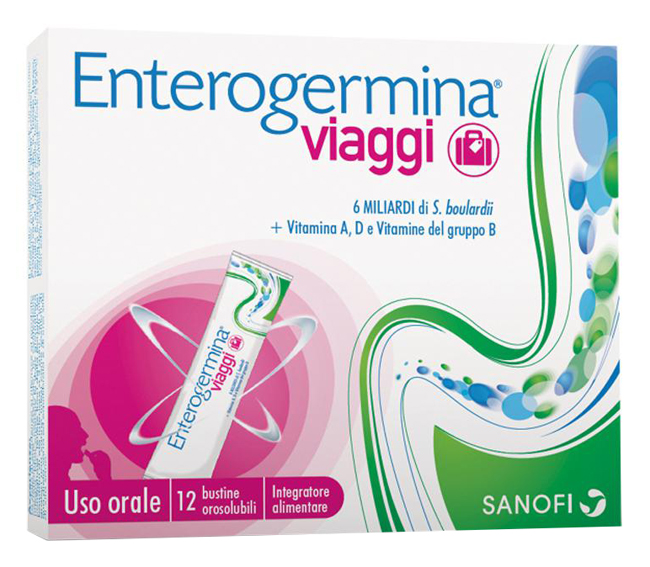 ENTEROGERMINA VIAGGI 12 BUSTINE OROSOLUBILI CONFEZIONE STANDARD - farmaciaverde.it