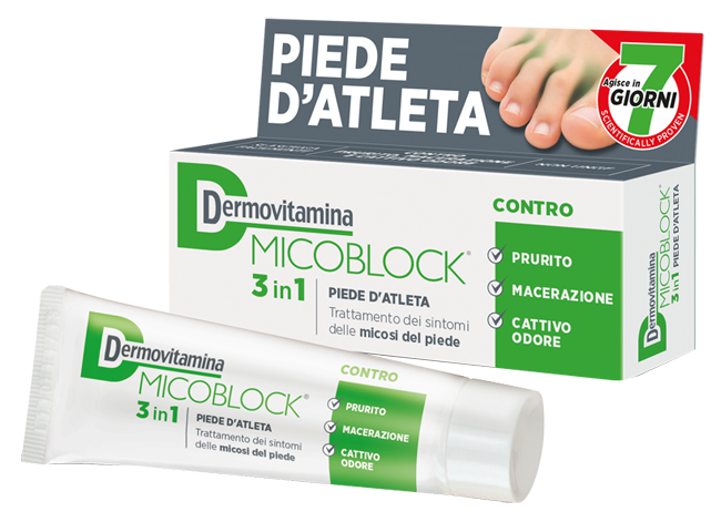 DERMOVITAMINA MICOBLOCK 3 IN 1 PIEDE D'ATLETA 30 ML - farmaciaverde.it
