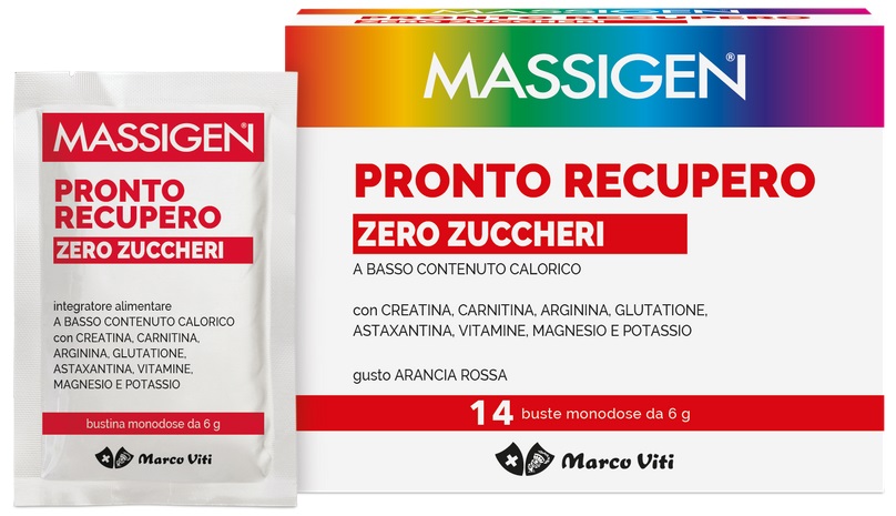 MASSIGEN PRONTO RECUPERO ZERO ZUCCHERI 14 BUSTINE - farmaciaverde.it