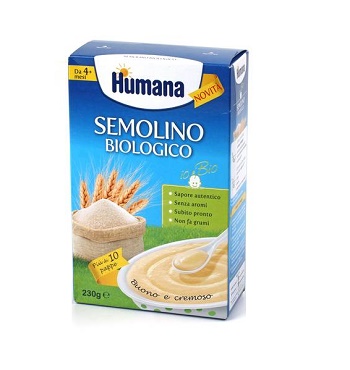 HUMANA SEMOLINO BIOLOGICO 230 G - farmaciaverde.it