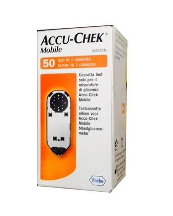 STRISCE MISURAZIONE GLICEMIA ACCU-CHEK MOBILE 50 TEST MIC 2 - farmaciaverde.it