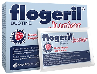 FLOGERIL JUNIOR FRAGOLA 20 BUSTINE - farmaciaverde.it