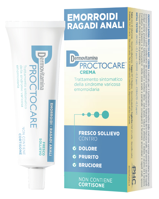 DERMOVITAMINA PROCTOCARE CREMA EMORROIDI RAGADI ANALI 30 ML CON CANNULA - farmaciaverde.it