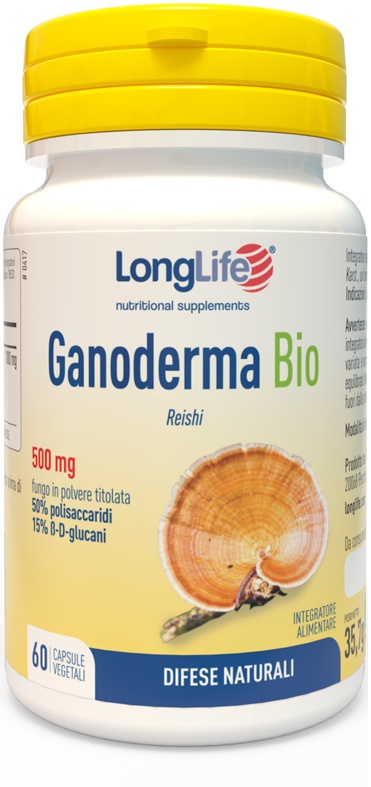 LONGLIFE GANODERMA BIO 60 CAPSULE - farmaciaverde.it