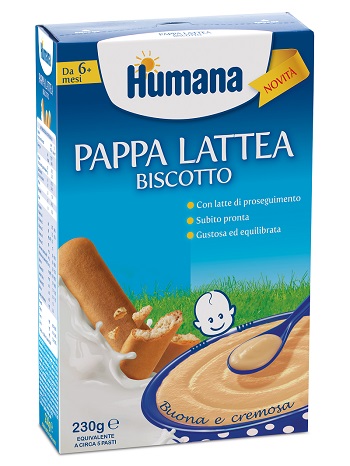 HUMANA PAPPA LATTEA BISCOTTO 230 G - farmaciaverde.it