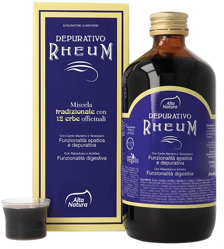 DEPURATIVO RHEUM MISCELA ERBE OFFICINALI 250 ML - farmaciaverde.it