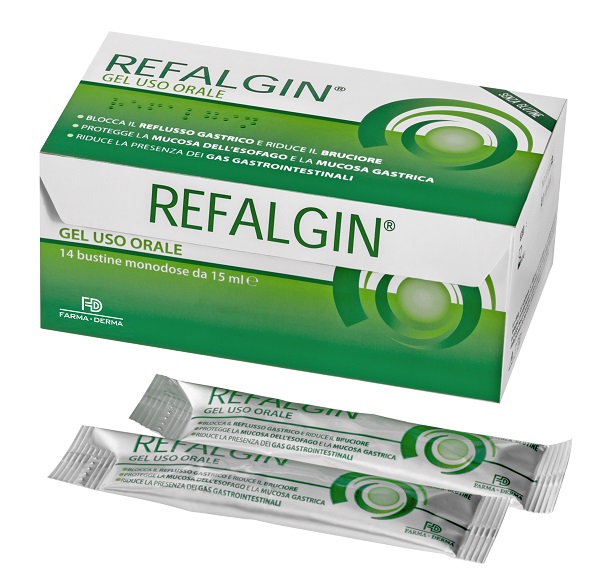 REFALGIN GEL OROSOLUBILE ANTIREFLUSSO 14 BUSTINE 15 ML - farmaciaverde.it
