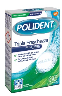 POLIDENT TRIPLA FRESCHEZZA 66 COMPRESSE - farmaciaverde.it