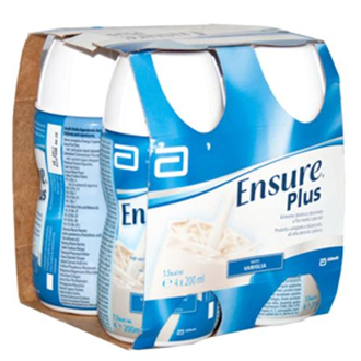 ENSURE PLUS VANIGLIA 4 BOTTIGLIE DA 200 ML - farmaciaverde.it