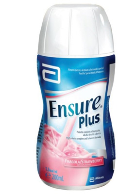 ENSURE PLUS FRAGOLA 4 BOTTIGLE DA 200 ML - farmaciaverde.it