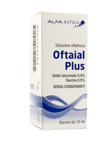 SOLUZIONE OFTALMICA OFTAIAL PLUS ACIDO IALURONICO 0,4% E TAURINA 10ML - farmaciaverde.it