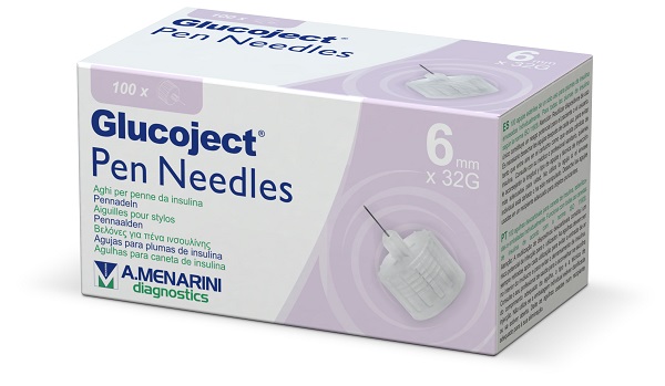 AGO PER PENNA DA INSULINA GLUCOJECT 6 MM GAUGE 32 100 PEZZI - farmaciaverde.it
