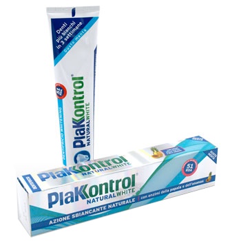 PLAKKONTROL NATURAL WHITE DENTIFRICIO 100 G - farmaciaverde.it
