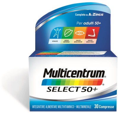 MULTICENTRUM SELECT 50+ 30 COMPRESSE - farmaciaverde.it
