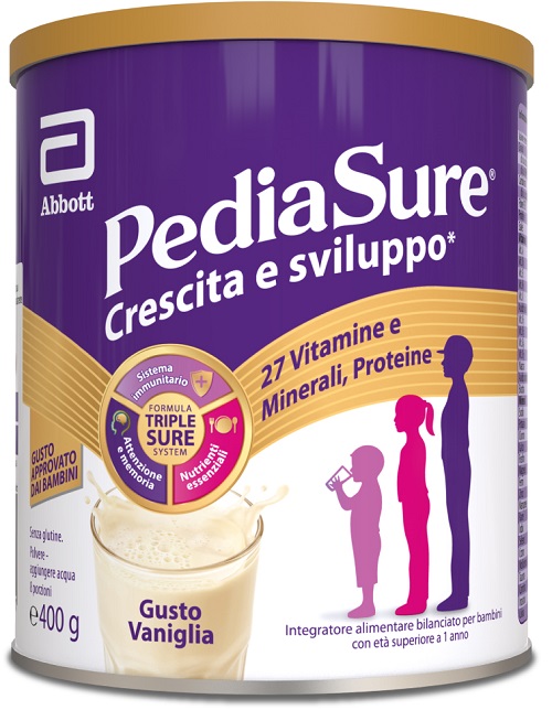 PEDIASURE CRESCITA&SVILUPPO VANIGLIA 400 G - farmaciaverde.it