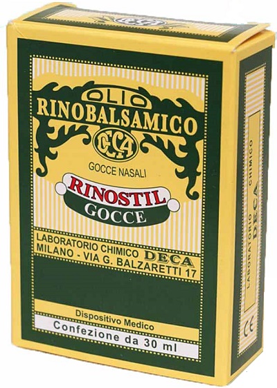 RINOSTIL GOCCE NASALI FLACONE 30ML OLIO RINOBALSAMICO PER LAPROTEZIONE DELLA MUCOSA NASALE E LA PULIZIA DELLE FOSSE NASALI - farmaciaverde.it