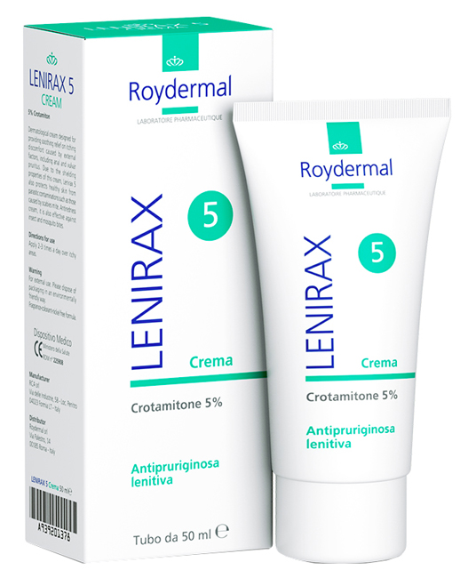 LENIRAX 5 CREMA DERMATOLOGICA CROTAMITONE 5% 50 ML - farmaciaverde.it