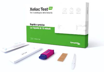XELIAC TEST PRO DETERMINAZIONE ANTICORPI IGA E IGG ASSOCIATI ALLA MALATTIA CELIACA 1 PEZZO - farmaciaverde.it