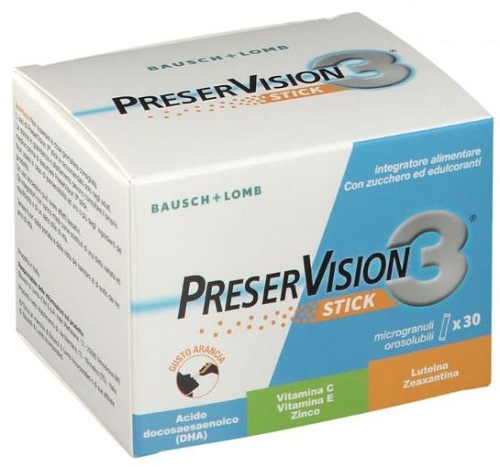 PRESERVISION 3 30 STICK OROSOLUBILI DA 2 G - farmaciaverde.it