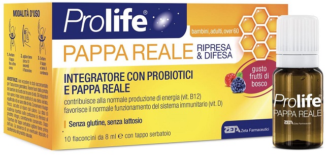 PROLIFE PAPPA REALE 10 FLACONI DA 8 ML - farmaciaverde.it
