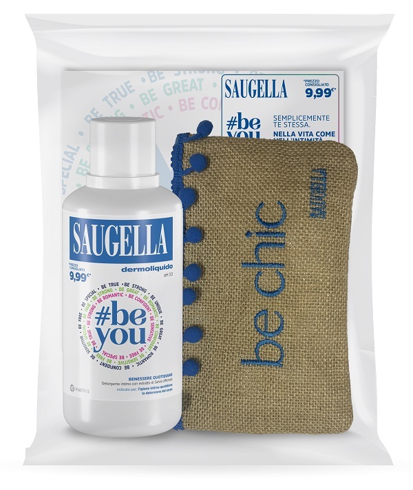 SAUGELLA BUNDLE PROMO POCHETTE 23 BE YOU 1 DERMOLIQUIDO 500 ML + POCHETTE CON PRODOTTI OMAGGIO - farmaciaverde.it