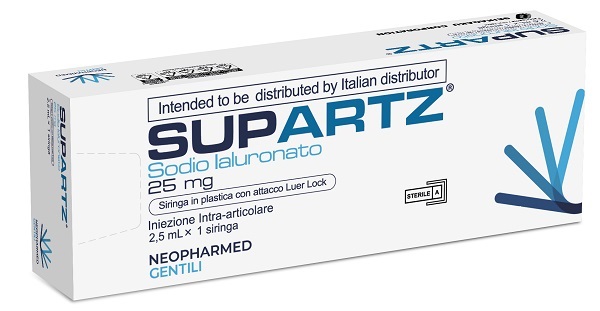 SIRINGA PRERIEMPITA INTRA-ARTICOLARE SUPARTZ ACIDO IALURONICO 25 MG 2,5 ML 1 PEZZO - farmaciaverde.it