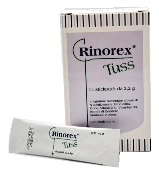 RINOREX TUSS 14 STICKPACK DA 2,2 G - farmaciaverde.it