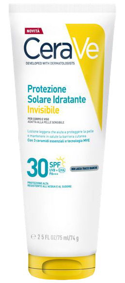 CERAVE PROTEZIONE SOLARE IDRATANTE INVISIBILE SPF30 75 ML - farmaciaverde.it