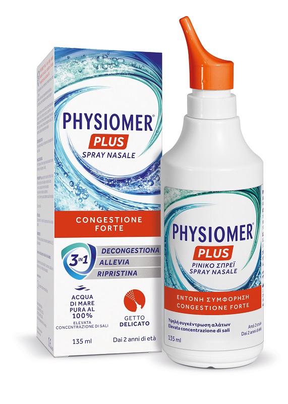 SPRAY NASALE PHYSIOMER PLUS GETTO DELICATO 135 ML - farmaciaverde.it