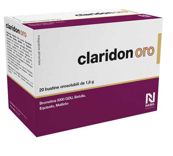 CLARIDON ORO 20 BUSTINE OROSOLUBILI DA 1,6 G - farmaciaverde.it