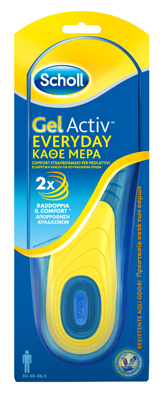 SCHOLL GEL ACTIV EVERYDAY UOMO - farmaciaverde.it
