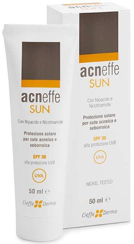 ACNEFFE SUN SPF 30 ALTA PROTEZIONE UVB PER CUTE ACNEICA E SEBORROICA 50 ML - farmaciaverde.it
