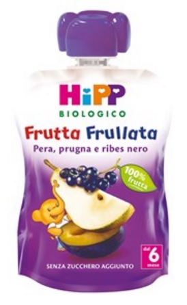 HIPP BIO FRUTTA FRULLATA PERA PRUGNA RIBES 90 G - farmaciaverde.it