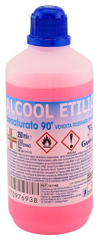 ALCOOL ETILICO DENATURATO 90 GRADI 250 ML - farmaciaverde.it
