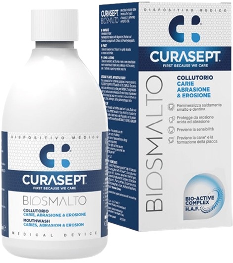 CURASEPT BIOSMALTO COLLUTORIO CARIE ABRASIONE&EROSIONE 300 ML - farmaciaverde.it
