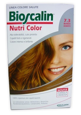 BIOSCALIN NUTRI COLOR 7,3 BIONDO DORATO SINCROB 124 ML - farmaciaverde.it