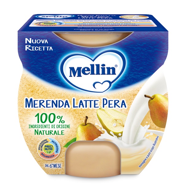 MELLIN MERENDA LATTE PERA 2 X 100 G - farmaciaverde.it