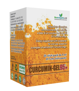 CURCUMIN GEL 95+ 20 BUSTINE DA 5 ML - farmaciaverde.it
