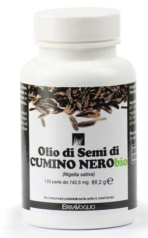 OLIO SEMI CUMINO NERO BIO - 120 PERLE - farmaciaverde.it