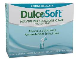 DULCOSOFT POLVERE PER SOLUZIONE ORALE 20 BUSTINE - farmaciaverde.it