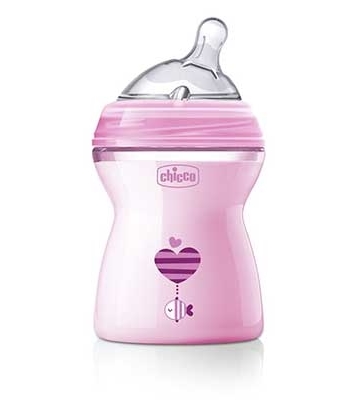 CHICCO BIBERON NATFEEL 2M+ GIRL 250 ML - farmaciaverde.it