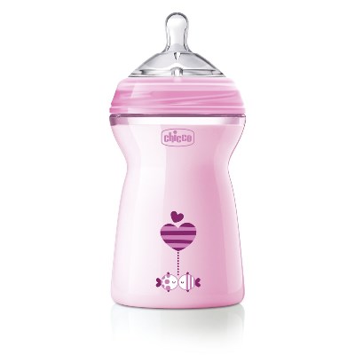 CHICCO BIBERON NATFEEL 6M+ GIRL 330 ML - farmaciaverde.it