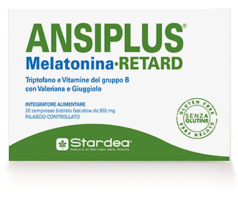 ANSIPLUS RETARD MELATONINA 20 COMPRESSE BISTRATO FAST SLOW 955 MG - farmaciaverde.it
