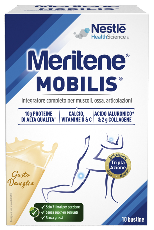 MERITENE MOBILIS GUSTO VANIGLIA 10 BUSTINE DA 21 G - farmaciaverde.it