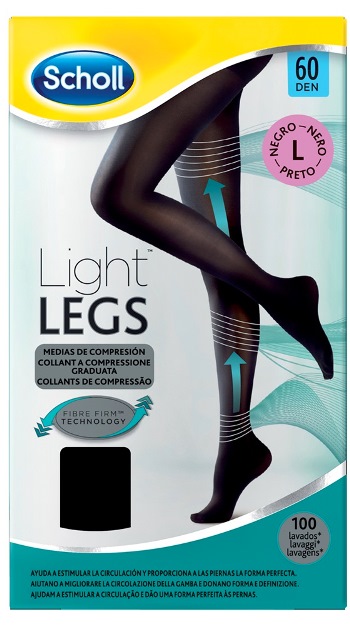 SCHOLL LIGHTLEGS 20 DENARI TAGLIA L COLORE NERO 1 PAIO - farmaciaverde.it